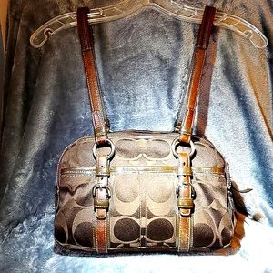 COACH Soho - Dark Brown, C Monogrammed Handbag